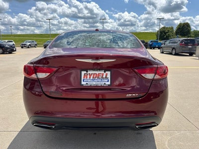 2016 Chrysler 200 S