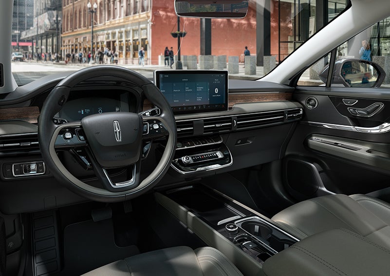 The interior dashboard of 2024 Lincoln Corsair® SUV is shown here. | Rydell Lincoln in Independence IA