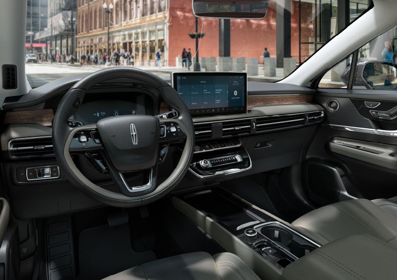 The interior dashboard of 2024 Lincoln Corsair® SUV is shown here. | Rydell Lincoln in Independence IA