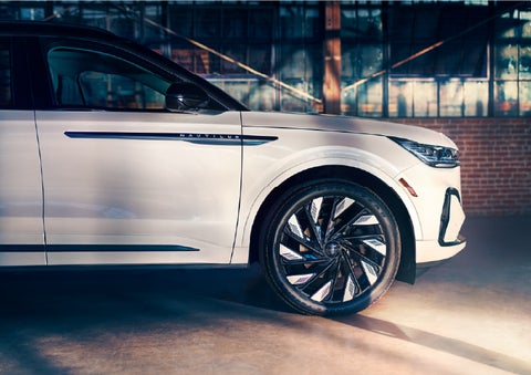 The wheels of the available Jet Appearance Package are highlighted. | Rydell Lincoln in Independence IA