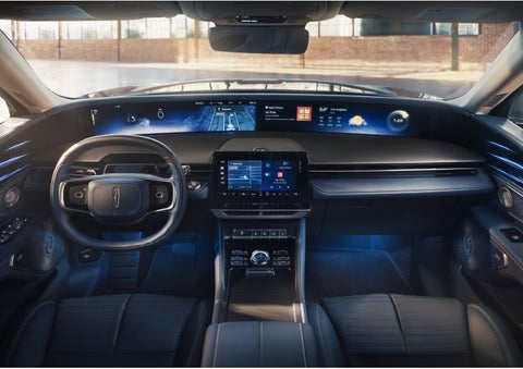 The panoramic display is shown in a 2026 Lincoln Nautilus® SUV. | Rydell Lincoln in Independence IA